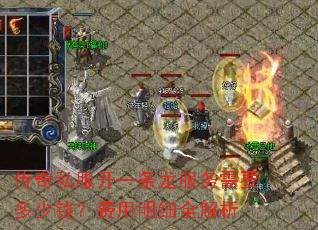 传奇私服开一条龙服务需要多少钱?费用明细全解析 传奇私服开一条龙服务需要多少钱?费用明细全解析