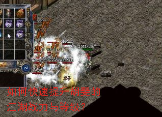 如何快速提升胡斐的江湖战力与等级? 如何快速提升胡斐的江湖战力与等级?