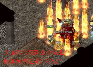 天魔传传奇新服单职业版如何快速提升等级? 天魔传传奇新服单职业版如何快速提升等级?