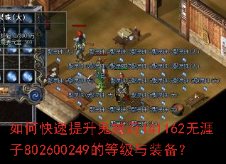 如何快速提升鬼蜮府141162无涯子802600249的等级与装备? 如何快速提升鬼蜮府141162无涯子802600249的等级与装备?
