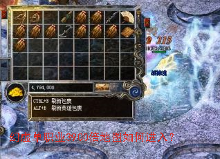 幻虚单职业3900倍地图如何进入? 幻虚单职业3900倍地图如何进入?