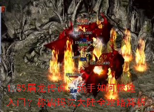 1.85屠龙传说:新手如何快速入门?称霸玛法大陆全攻略解析 1.85屠龙传说:新手如何快速入门?称霸玛法大陆全攻略解析