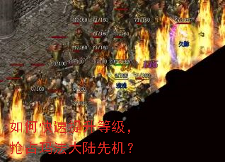 如何快速提升等级,抢占玛法大陆先机? 如何快速提升等级,抢占玛法大陆先机?