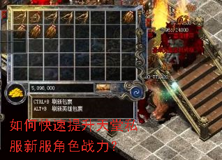 如何快速提升天堂私服新服角色战力? 如何快速提升天堂私服新服角色战力?