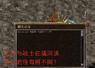 法师与战士在猪洞适合打的怪有何不同? 法师与战士在猪洞适合打的怪有何不同?